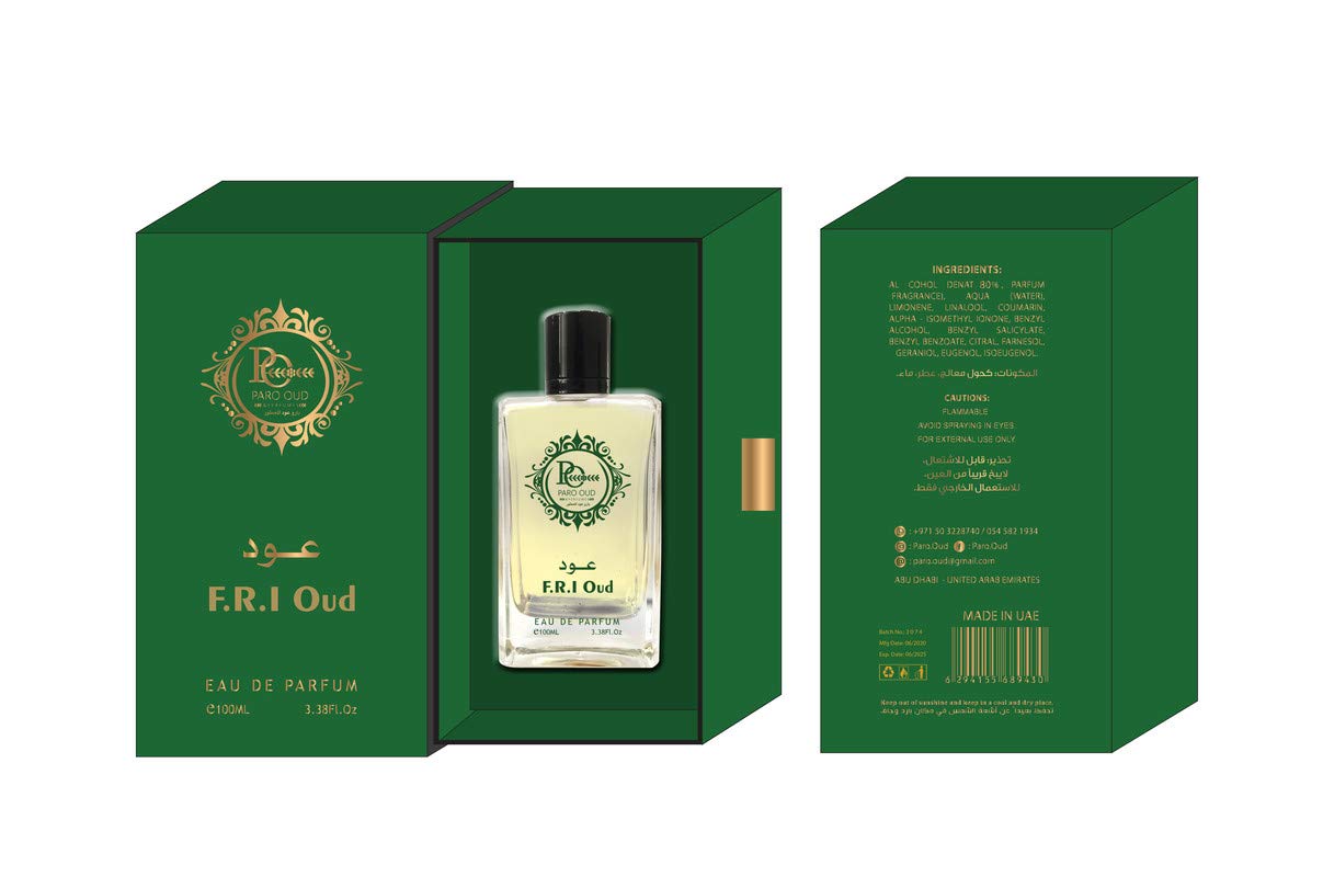 F.R.I Eau de Perfume Unisex , 100 ml