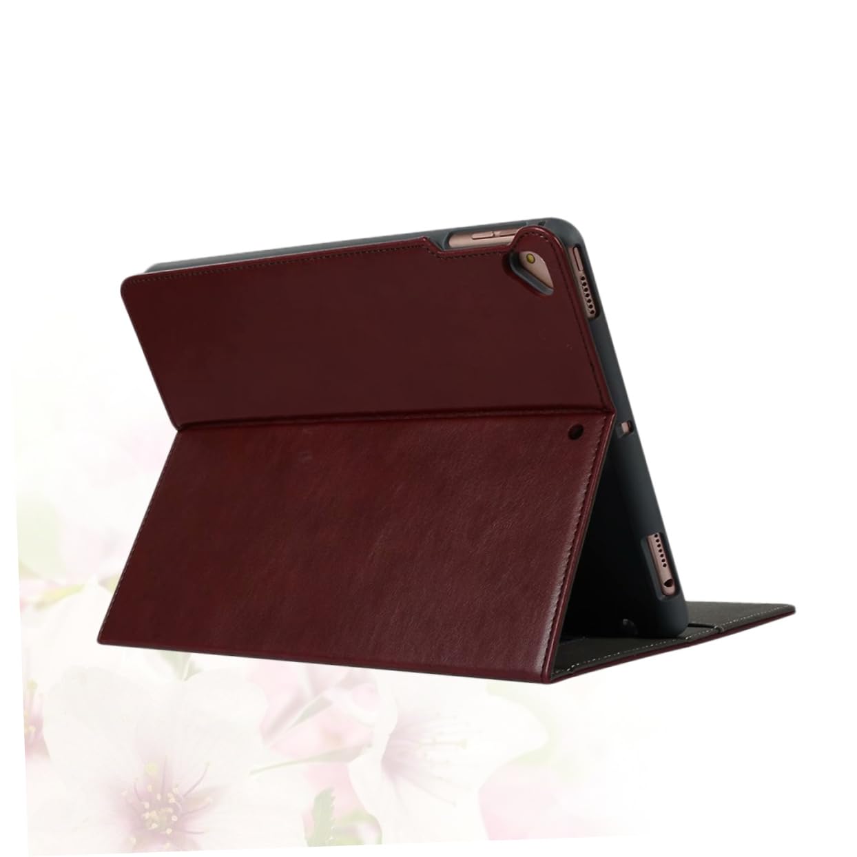 Custodia per Tablet da 10,2 Pollici in PU Marrone con Supporto
