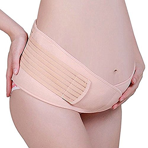 HYBLOM Maternity Belt - Breathable Abdominal Binder - Pregnancy Belly Band Back Support - Postnatal & After Surgery Recovery Girdle - One Size - Fits Small To XXL Plus Size