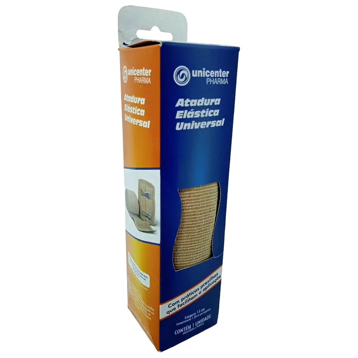 Atadura Elástica Universal Unicenter Pharma 15cmX130cm - 01un