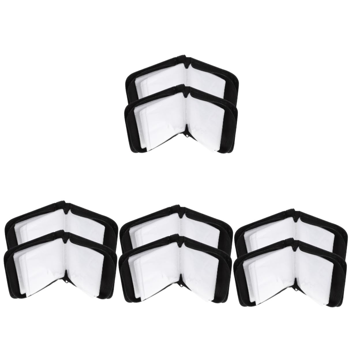 PRETYZOOM 4 Set Scatola Di Immagazzinaggio Cd Custodie Cd Porta Borsa Dvd Astuccio Custodia Porta Custodia Per Da Viaggio Tessuto Non Tessuto in Polipropilene 2 Pezzi * 4