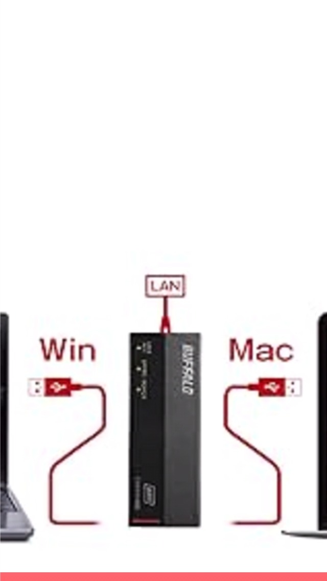 バッファロー LUA-U3-A2G/C 2.5GbE対応 USB LANアダプター