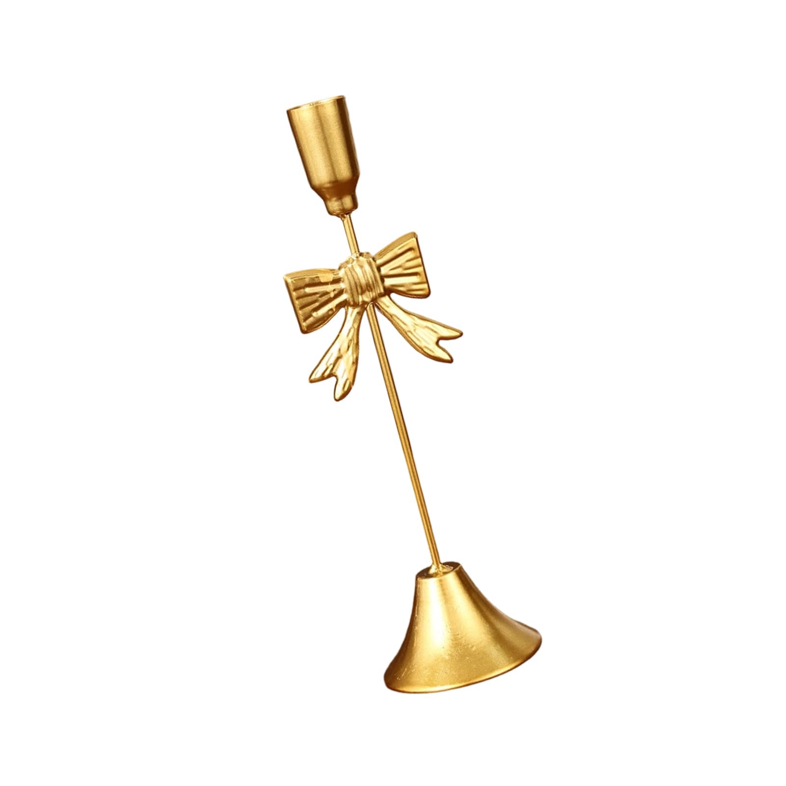 CAZSTYK Decorative Stands Iron Taper Holders Bowknot Candlestick Holders for Wedding, Dinning, Party Decorations Decorative Stand