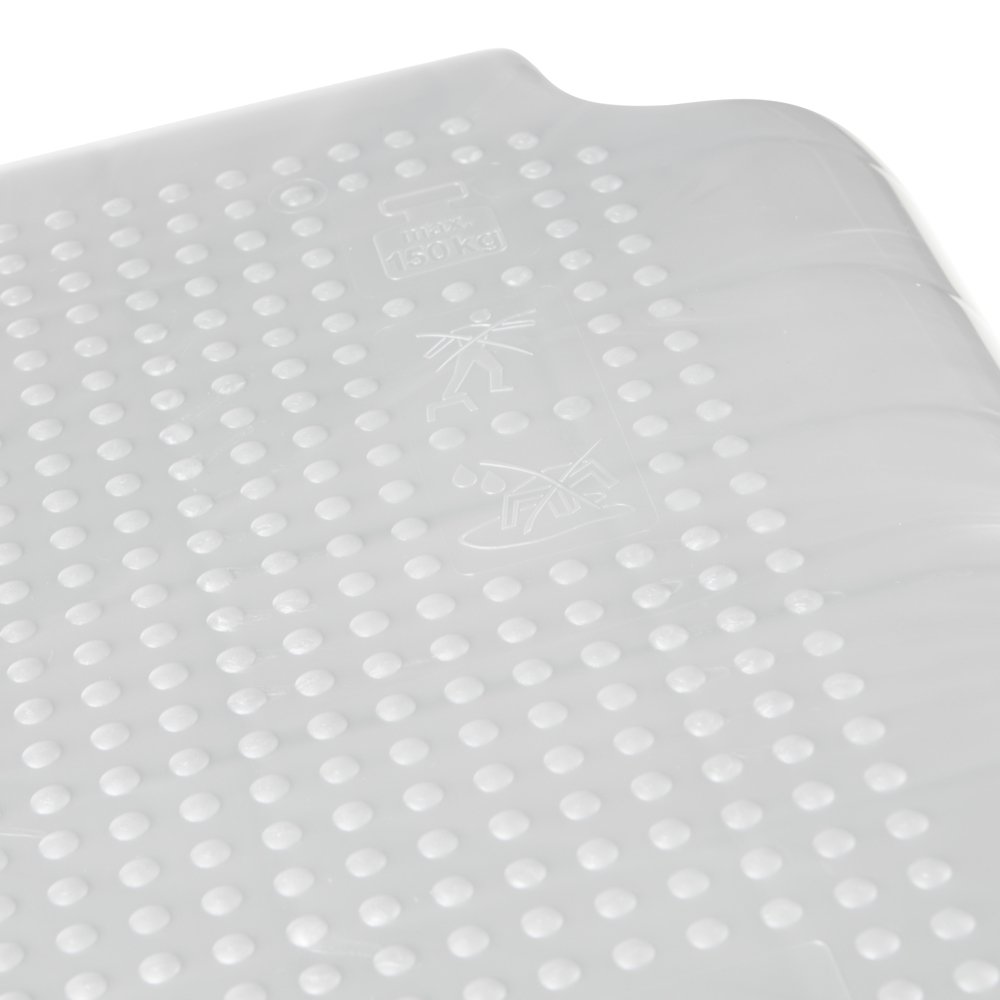 Keepper Taburete 36,5 x 30 x 24 cm, PP, Srebrny
