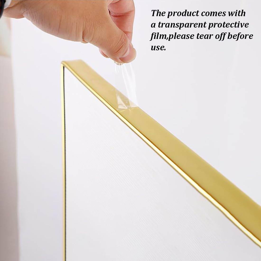 U-Shape Edge Banding, 5M Flexible Peel & Stick Edge Trim, DIY Furniture Restoration (18mm, Gold), Gold-18mm, 18mm×5m - Image 2