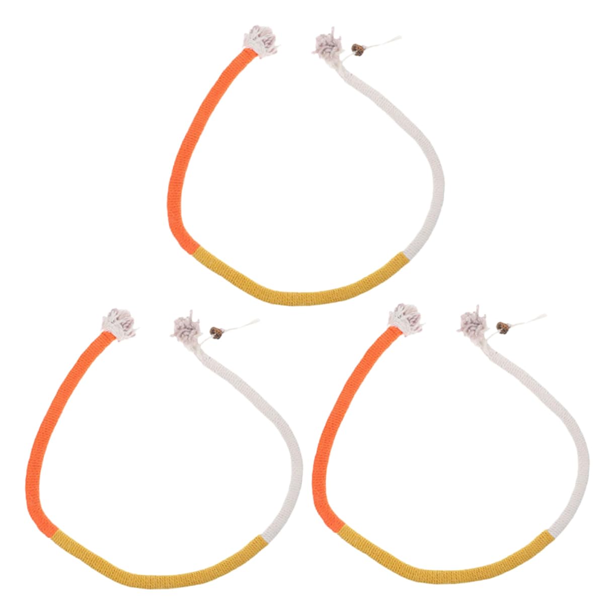 VANZACK 12pièces Jouets à Mâcher Corde pour Chats Jouets Interactifs pour Et Divertir Les Chats Intérieur