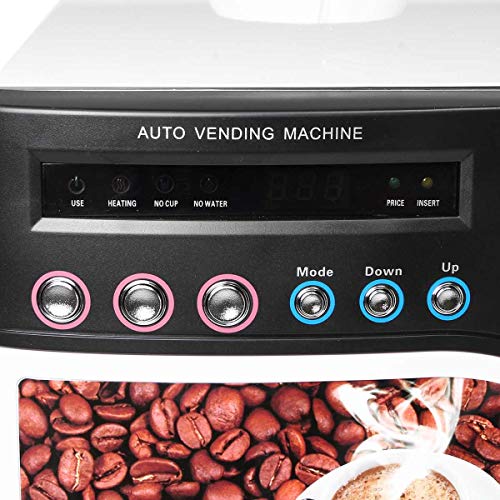Machine à café commerciale à pièces pour boissons chaudes et froides, fonctionnement automatique et intelligent pour cafés et bureaux – vue 2