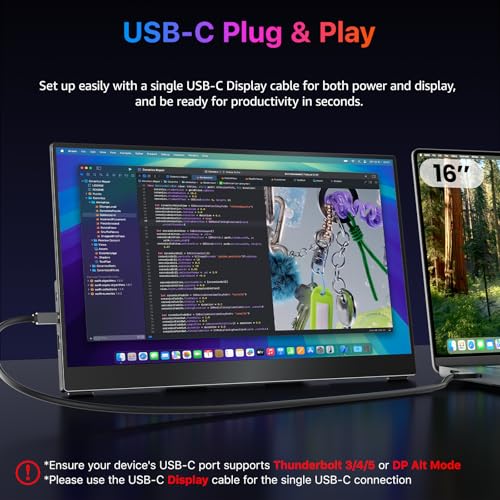 Triple Portable Monitor for Laptop