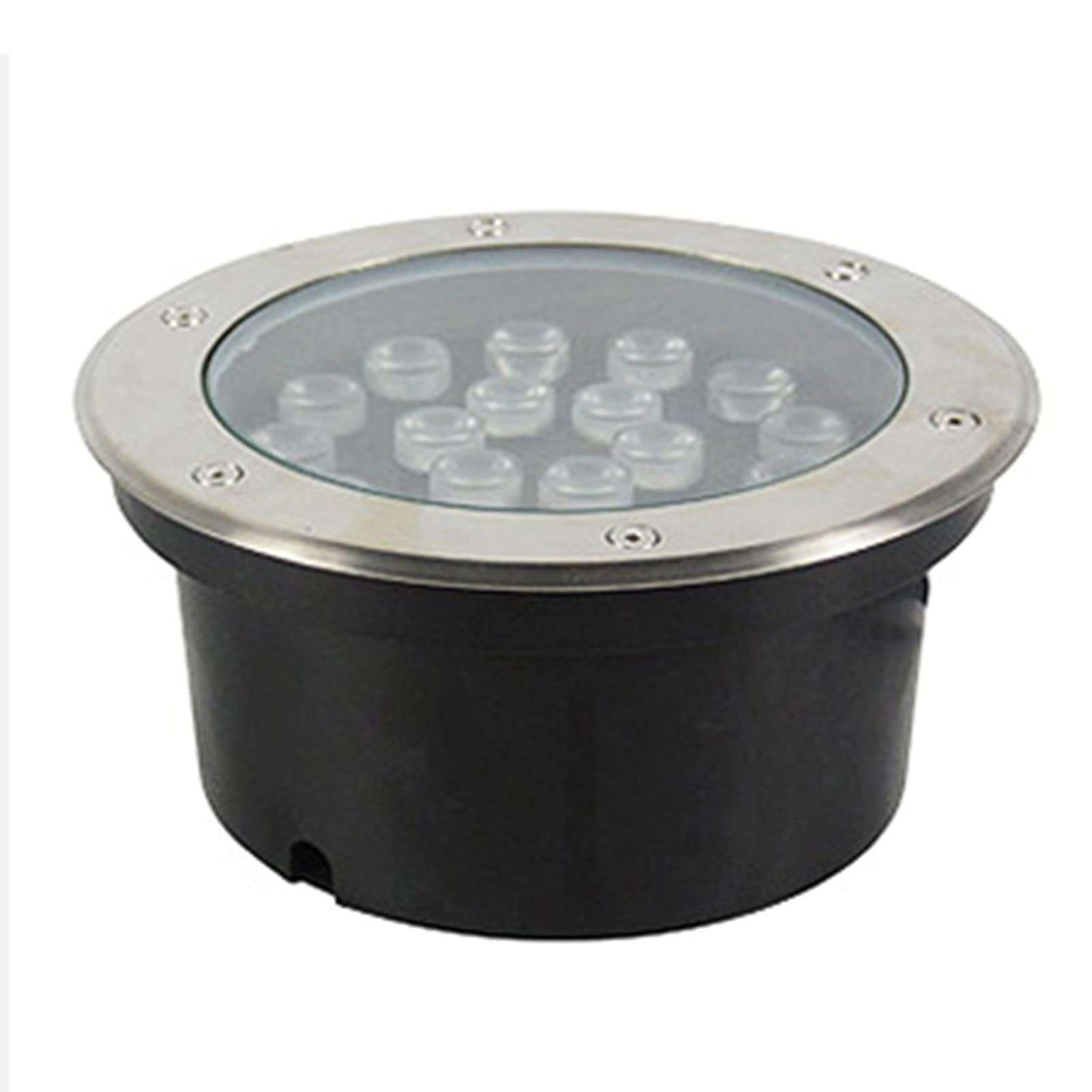 TTDGYYXW Lampada da LED da Incasso a Impermeabile da 15 W IP67 Faretto da Incasso per Esterni per GardLn Illuminazione da Giardino Staase Lampada da interrata AC Bianca Calda