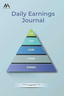 Daily Earnings Journal - Track Your Ways To Earn More: TAKE CONTROL OF YOUR MONEY & ACHIEVE YOUR FINANCIAL GOALS