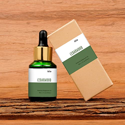 Image of 30ml Cedarwood Fragrance Oil, MitFlor Woody Essential Oil Scents for Diffuser, Large Size Premium Fragrance Oil for Soap Candle Making, Ideal for Handcraft and Diffusing