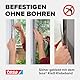 tesa Insect Stop Standard Fliegengitter für Fenster - Insektenschutz zuschneidbar - Mückenschutz ohne Bohren - 1 x Fliegen Netz - 130 cm x 150 cm - Anthrazit