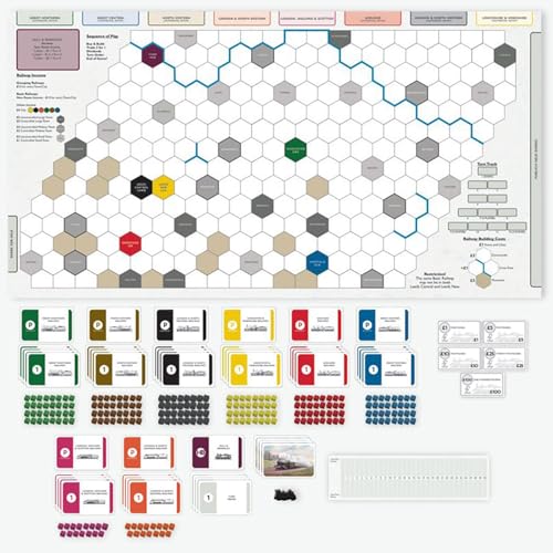 West Riding Revisited Railway Strategy Board Game miniatura 3