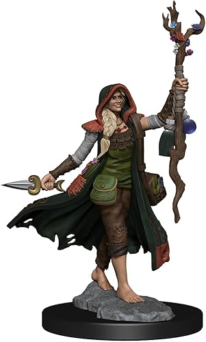 Miniatura 5 de Dungeons & Dragons Frameworks Human Druid Female - Sin pintar, sin montar en abeto y mini personalizable  WizKids D&D Figure