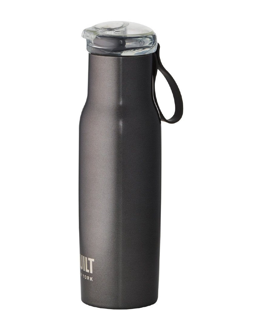 BUILT Double Wall Stainless Steel Vacuum Insulated Flip Top Water Bottle Charcoal 5193427