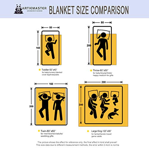 Artiemaster The Face Of White Tiger Printed Animal Soft Blanket Durable Cozy Bed Throws Fit Home Couch Sofa For All Season 50 X 60 Inch For Teen #TOP3