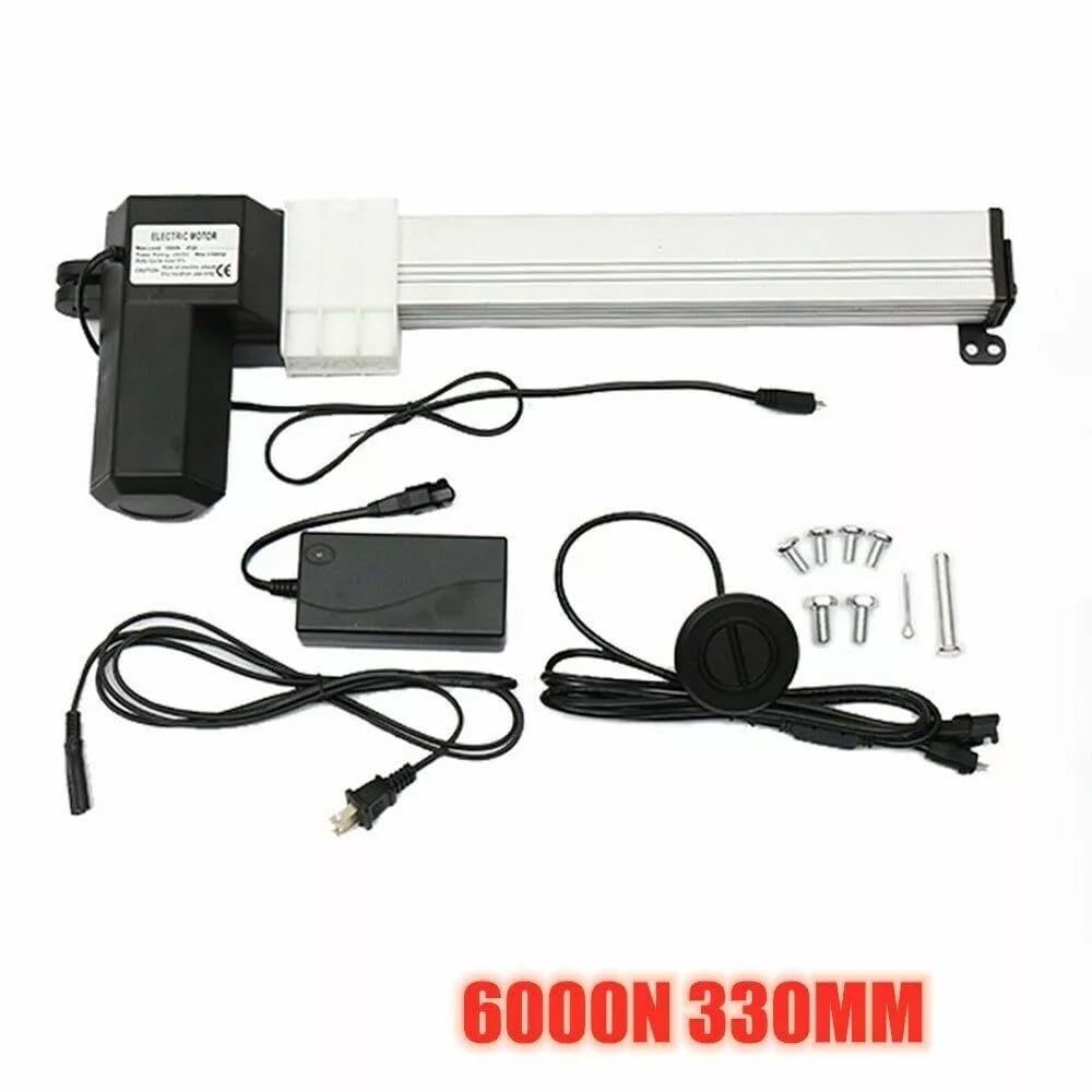 Azionamento lineare 24 V DC motore lineare Actuator 330 mm Hub motore elettrico, reclinabile motore di sollevamento per azionamento elettrico, meccanismo di sollevamento 6000 N, adatto con classe di