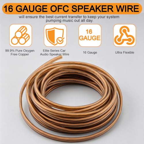 Image of 0 Gauge Amp Wiring Kit 3000W Complete Amplifier Kit with Bass Control Knob