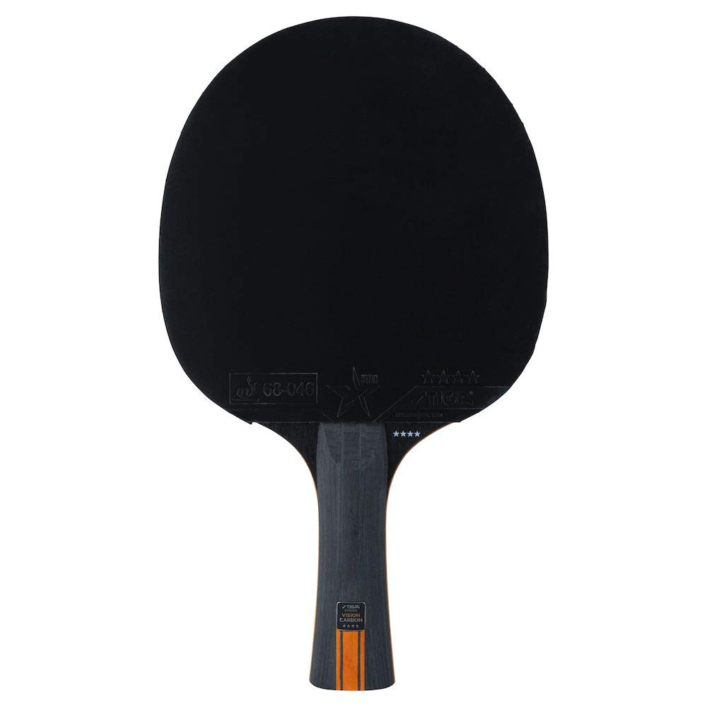 Raquette De Ping-pong STIGA Prestige Carbon 5 étoiles – Carbone 5+2 Plis, Manche Concave, Mousse 2.0mm – Vitesse 105, Effet 99 – ITTF