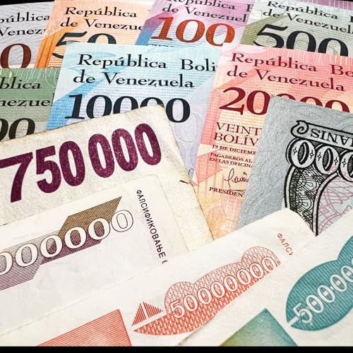 Inflation 19 Banknotes Foreign World Paper Money Lot Set Currency Mix Education