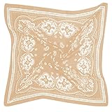 AOLIGE Scarf Satin Square Neck Hair Scarfs for Women 27' x 27'