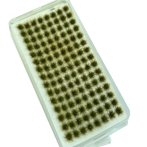 🌵【Aspetto realistico】Questi ciuffi d'erba in miniatura sono realizzati in plastica, resistenti, non tossici e possono essere utilizzati per lungo tempo. Il design squisito e i dettagli realistici possono rendere più vivace il vostro modello in miniatura.