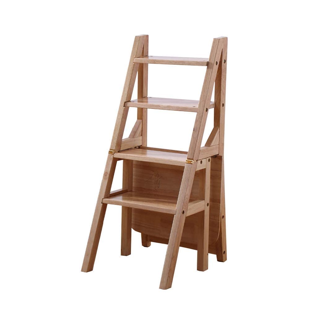 Chaise d'échelle de bibliothèque pliante idéale pour le salon et la cuisine