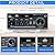 AK45 Bluetooth Stereo Receiver & Amplifier for Home Audio, 300Wx2 2 Channel HiFi Amp with FM Radio, USB/SD/MIC Inputs, High & Low Tone Adjustment, for Karaoke & Party Home Stereo System