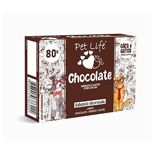 Sabonete Pet Life Chocolate Cães e Gatos 75g