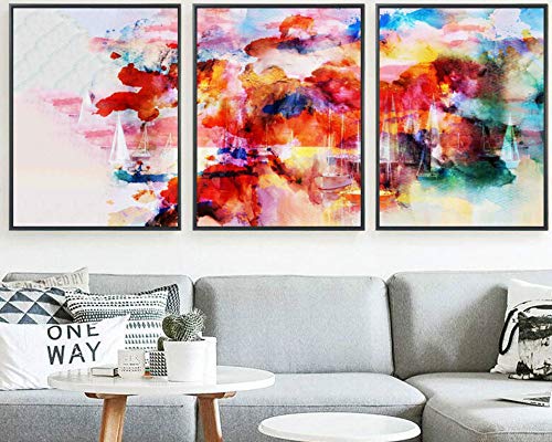 Image of DIY Floating Frame for 8X10 /20.3X25.4cm Canvas,0.6-0.8 inch /1.5-2cm Deep.Picture Art Wall Decor,Art Canvas White Frame