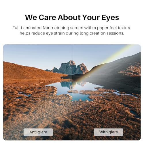 Image of HUION Kamvas Slate 13 Standalone Drawing Tablet, 12.7 Inch No Computer Needed 2K QHD Resolution Digital Art Tablet, Full-Laminated Screen with H-Pencil, 8G+256G, Android 14, 10000mAh Battery Portable