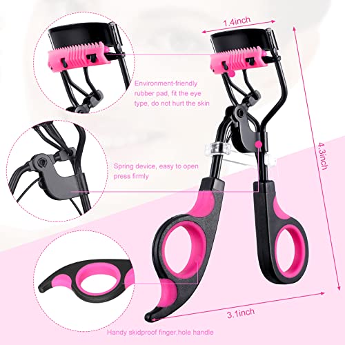 Complete 17-Piece Eyelash Curling Kit for Stunning Lashes - Image 3