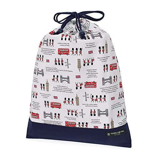 体操服袋 男の子 巾着袋 大 体操服入れ 小学生 お着替え袋 大きめ ロンドン行進曲 カラフルキャンディスタイル N3385100