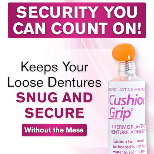 Cushion Grip - mehka upogljiva termoplastika za ponovno namestitev in zategovanje protez 1 oz (28 gramov)