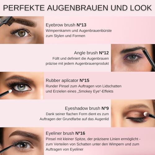 Impala - Augenbrauen Bürste Nº13 | Perfekte Augenbrauen | Wimpern- und Augenbrauenkamm | Professionelle Wimpern- und Augenbrauen Bürste