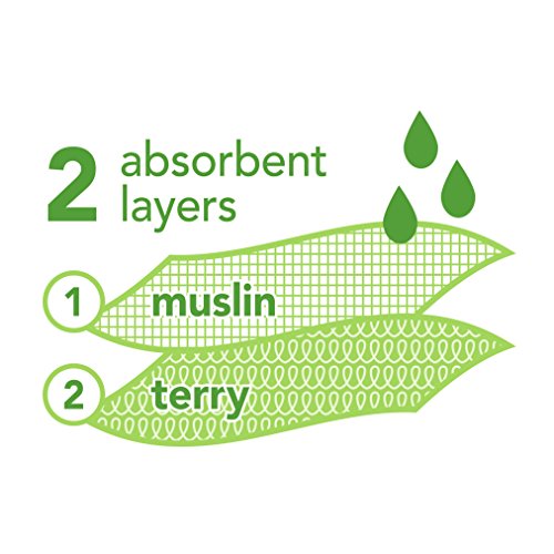 Green Sprouts, Towel Hooded Cotton Aqua #TOP4