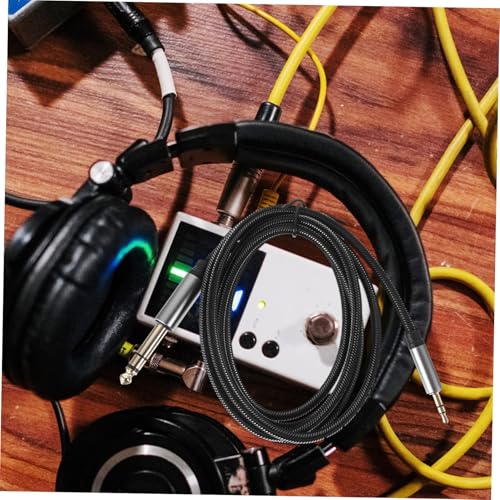 Cable auxiliar jack 3.5 mm a 6.35 mm macho 1.5 m negro miniatura 7