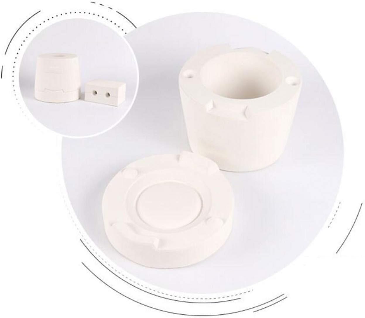 WellieSTR Coffee Cup Ceramic Mold Slump and Hump Mold Set,Plaster Molds Ceramic Container Mold Slump Mold Pottery Clay Mold