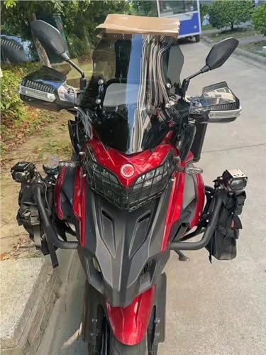 Moto Pare-Brise Double Bulle TRK502 Déflecteur Vent Écran - 3