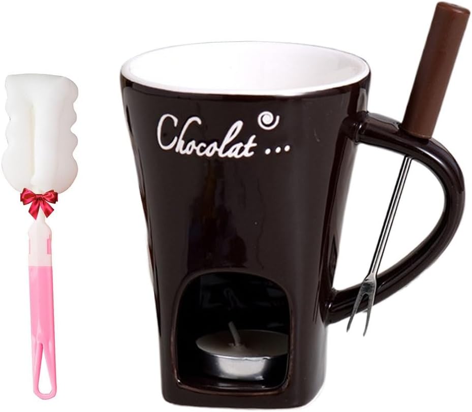 Chocolate Melting Cup, Chocolate Fondue Mugs, Candle Mini