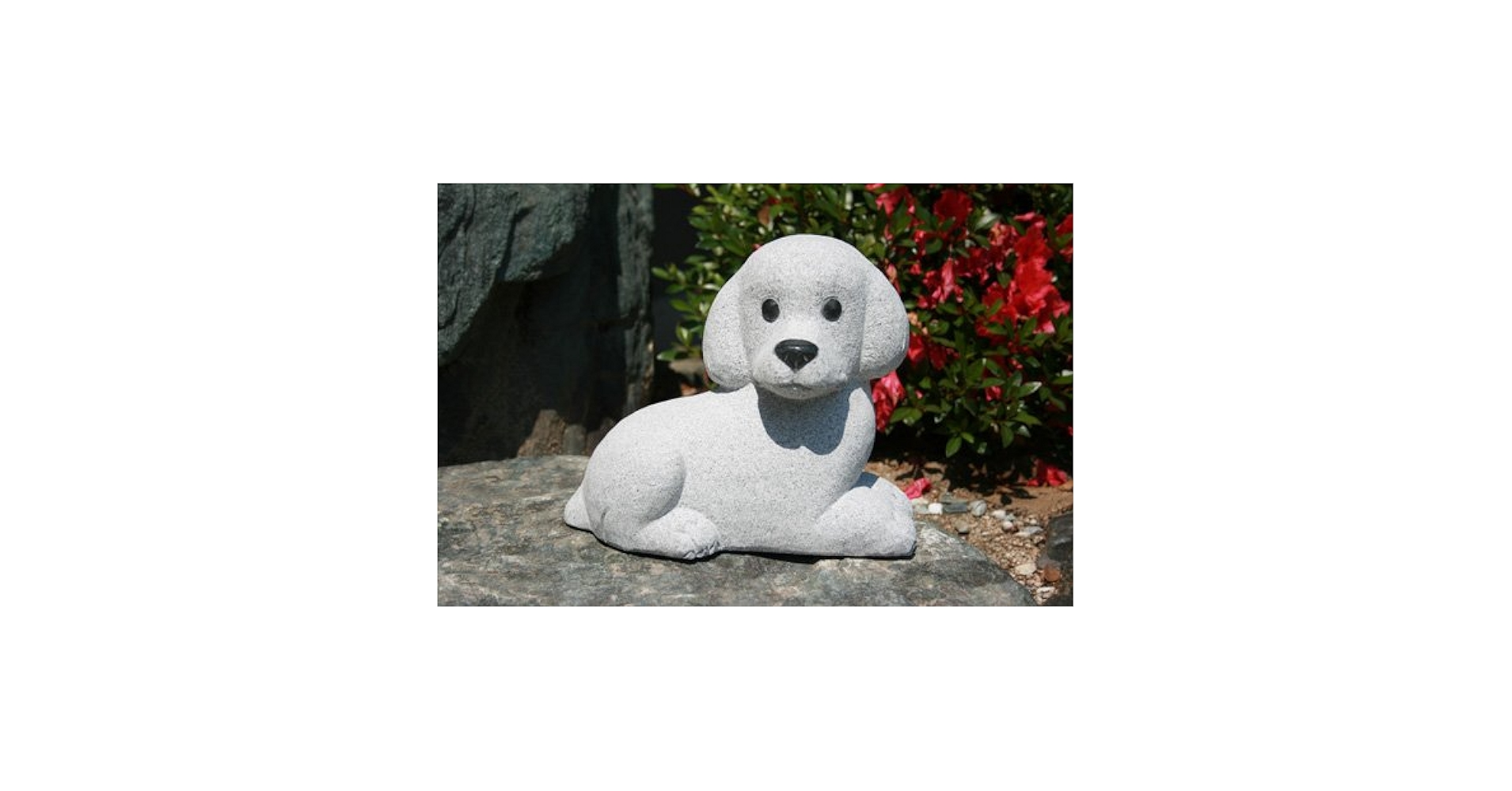 Amazon.co.jp: トイプードル犬[御影石] 犬の置物オーナメント