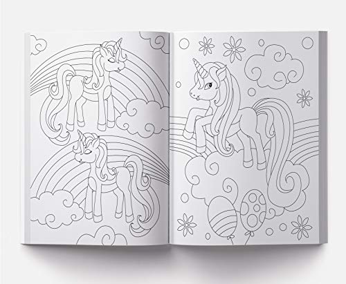 101 Unicorn Colouring Book: Fun Activity Colouring Book For Children ...