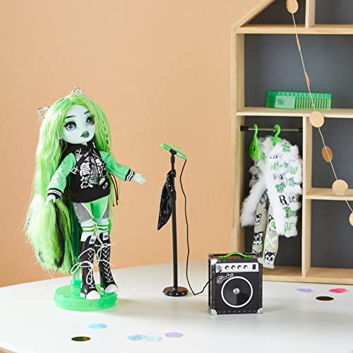 Rainbow High 582762 Rainbow Vision Shadow High Neon Shadow- Harley Limestone (Neon Green) Posable Fashion Doll. 2 Designer Outfits To Mix & Match thumb #8