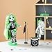 Rainbow Vision Shadow High Neon Shadow- Harley Limestone (Neon Green) Posable Fashion Doll. 2 Designer Outfits to Mix & Match, Rock Band Accessories Playset, Great Toy Gift Kids 6-12 Years & Collector