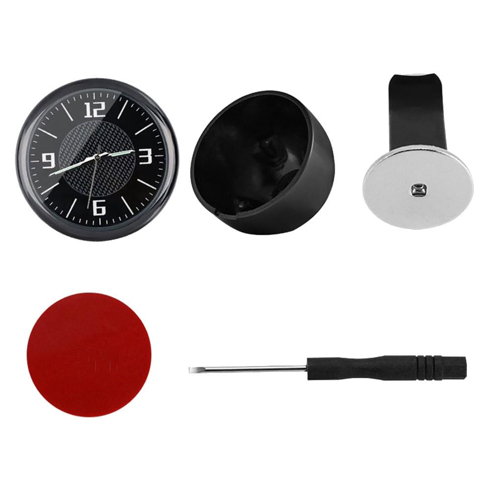 Produktbild von HANABASS Mini Auto Uhr Für Lüftungsschlitz Kompakte Analoge Kfz Uhr