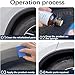 Car Plastic Plating Refurbishing Agent,Crystal Coating for Car Plastic Parts,Plastics Restorer Refurbish Agent with Sponge,High Gloss Protective Layer,for DIY,Automotive,Easy to Use (1pcs)