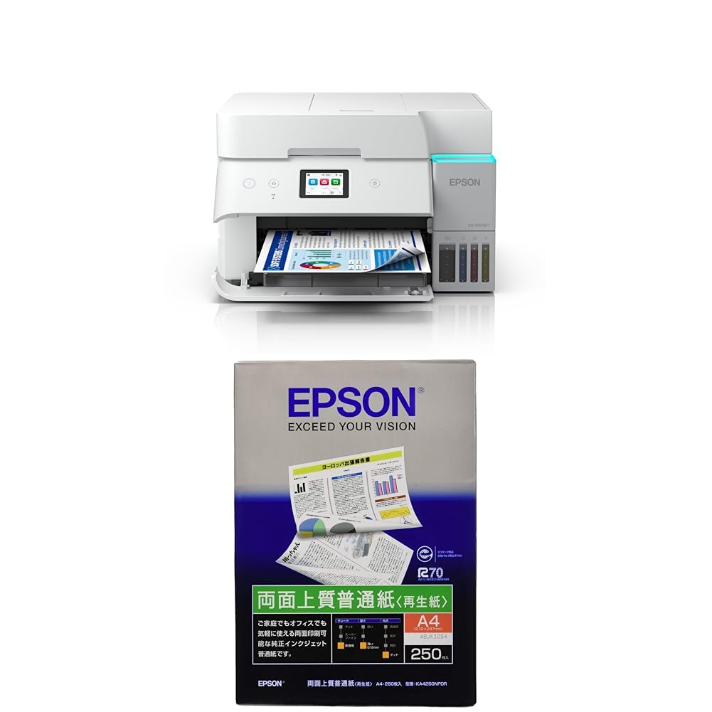エプソン EPSON EW-M678FT プリンター複合機 エプソン EPSON A4カラーインクジェット複合機プリンター FAX対応