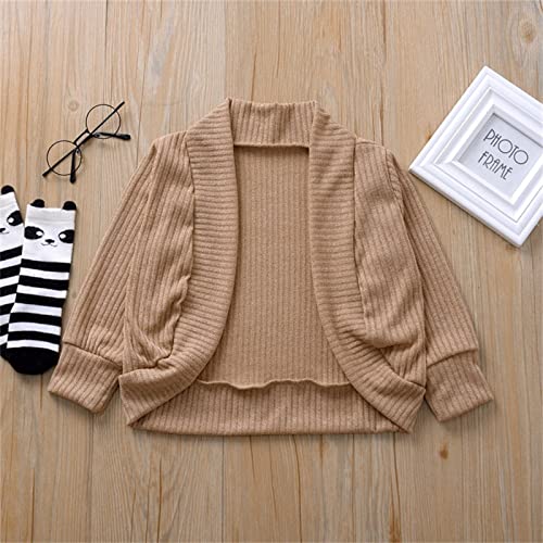 Toddler Cardigan Toddler Kids Baby Girls Knitted Sweater Long Sleeve Cardigan Open Front Coats Fall Winter Jacket3