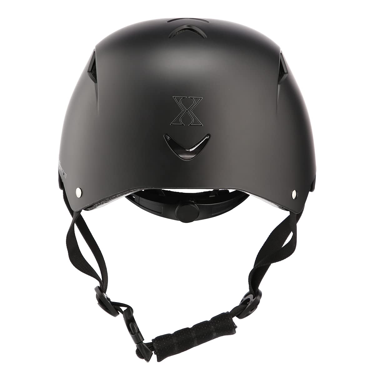 Nils Extreme Fahrradhelm 49-54 cm für Kinder – Sicherer Helm für Mädchen und Jungen – Skaterhelm mit Größenanpassung – Kinderhelm für Fahrrad Skateboard und Roller – Schwarz – MTW02 – XS Sport & Freizeit