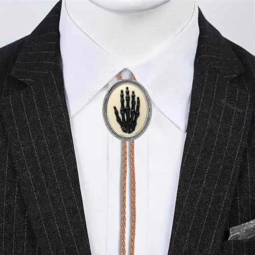 Image of Jeilwiy Bolo Tie for Men, Western Bolero Tie Cowboy Ties Native American Cowgirl Bolo Tie Accessories for Men Women
